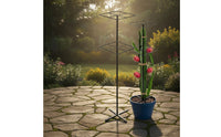 Climbing Plant Support with Lattice Top Freestanding Garden Trellis Stand Vertical Metal Plant Support for Gardeners, Potted Plants, Balcony