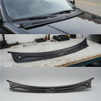 Water Deflector Panel Direct Replacement Cowl Trim Panel Windshield Water Deflector Long-Lasting Auto Part Black