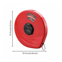 Drop Resistant Fiberglass Tape Measure Double Sided Scale Exposed Reel Tape Measure Waterproof Fast Retraction for Contractors, Landscaping