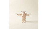 Child Figurine with Animal Minimalist Sculpture Modern for Shelf