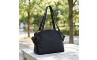 Shoulder Bag with Strapping Straps Large Capacity Slouchy Tote Bag Packable Smooth for Travelers, Travel, Camping
