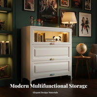 particle-proofResistant Glass Door book storage unit Transparent Doors Glass Door Showcase Large Capacity Display Cabinet Multi-Purpose for Collectors, Book Lovers, Professionals, Study Room, Home Office, Bedroom, Retail Spaces
