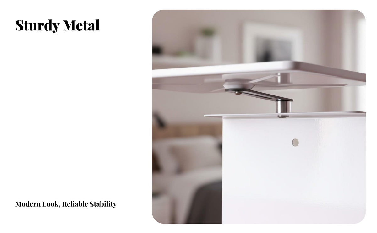 Space-Saving No-Drill Display Device Stand Easy Installation Bedside Display Device Mount Versatile Placement Stable Support for Renters, Students, Bedroom, Small Areas, Apartment, Living Room