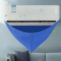PEVA Material Air Conditioner Cleaning Bag Triangular Shape Air Conditioner Drain Bag Wide Opening Mini Split a and C Cleaning Cover Pointed Bottom