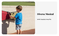 Perceptual Development Percussion Play Panel Weather-Resistant Outdoor Musical Instrument vivid hues Playground Fixture Inclusive Fun for Preschoolers, Educators, green space Planners, Daycare Center, Schoolyard