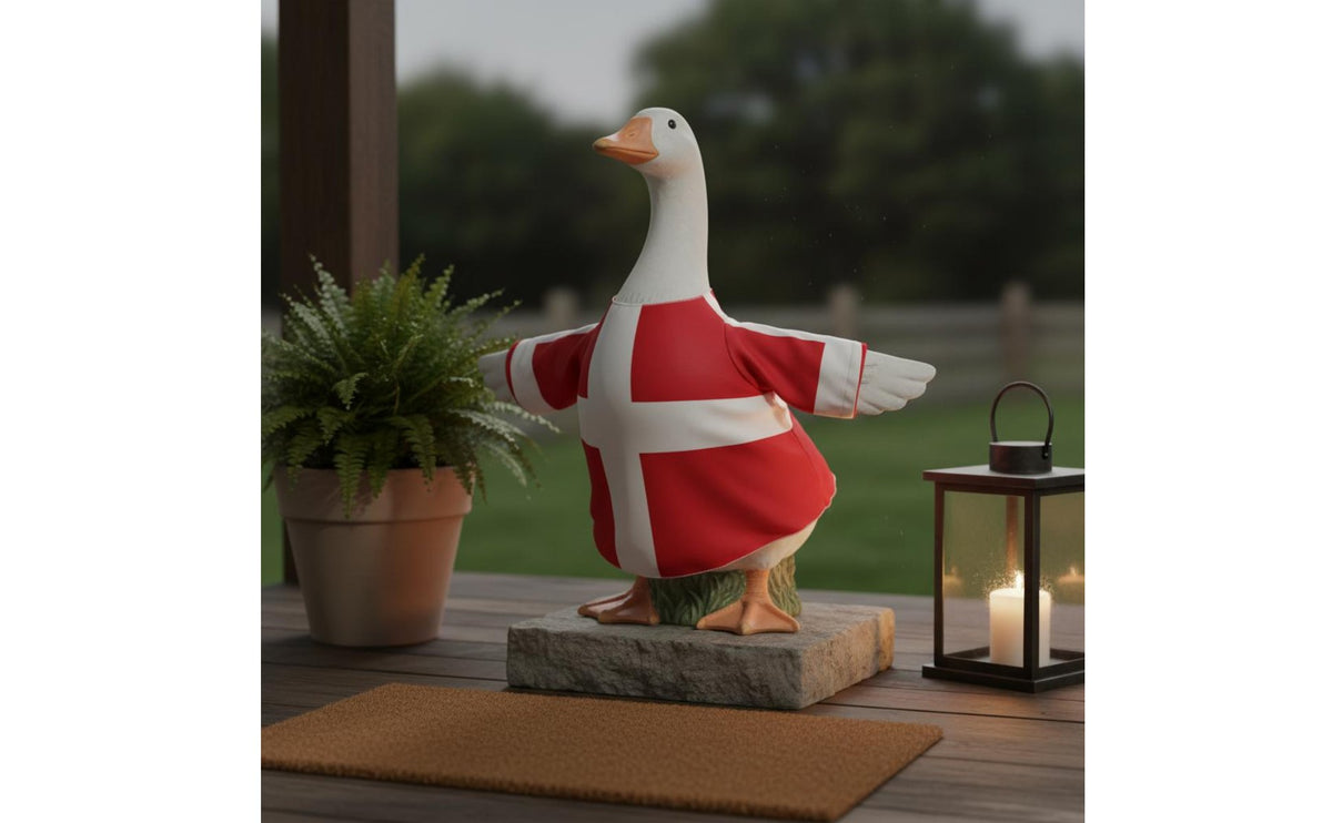 Goose Sweater Outfit Festival Theme Flag Goose Costume Stars and Stripes Yard Decoration for Lawn, Garden