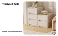 Stackable Drawer Box Space-Saving Stackable Pull-slide-out Drawer Freely Combinable