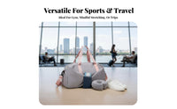 Shoe Compartment Gym Bag Water Gym Bag with Shoe Compartment Multifunctional for Swimmers, Journeyers, Swimming, Weekend Trips, Airport