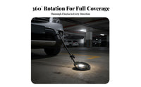 Under Vehicle Inspection Mirror Full Rotation Under Car Inspection Mirror Lightweight Sturdy-Duty for Garages