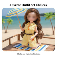 30cm Doll Clothing Set Fashion Doll Clothes Toy Accessory for Hobbyists, Kids, Playful Moments