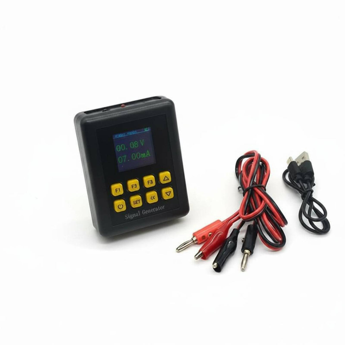 Multifunction Waveform Generator USB-Chargeable Handheld Waveform Generator Clear Display Electronic Test Equipment for Engineers