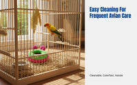 Bird Bed, Thick Plush Warm Bird Bed, Parakeet Cockatiel Lovebird Winter Sleeping House, Cute Design, Easy to Wash, Random Color