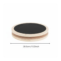 Waist Rotating Disc Easy to Use Waist Rotator Board Heavy Duty Wooden Rotation Disc for Home Workout