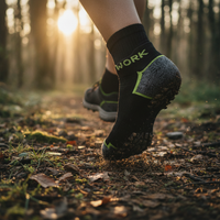 Men's Athletic Low Cut Socks Breathable Moisture Wicking Odor Resistant Ankle Socks for Summer
