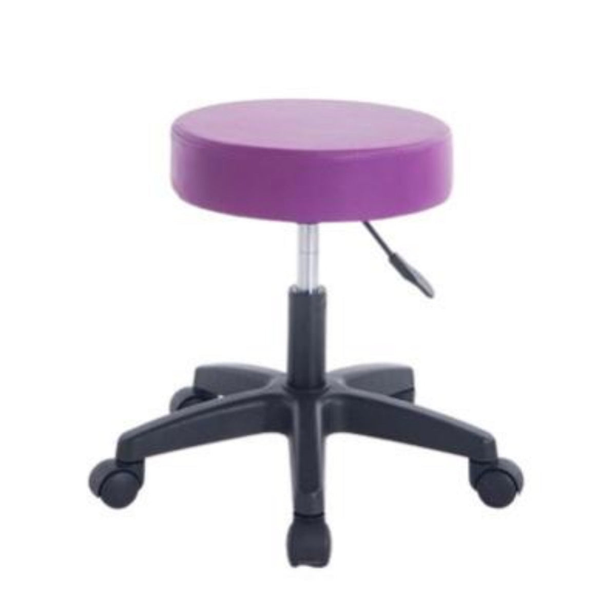 Stable Round Base Adjustable Swivel Stool Built-in Footrest Adjustable Padded Stool Certified Gas Lift Counter Chair Modern Design for Beauticians, Shopkeepers, Homeowners, Beauty Salon, Workshop, Kitchen, Dining Room