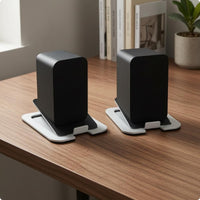 Desktop Speaker Stand Space-Saving Angled Speaker Simple Setup Installation Sound Accessory