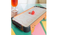 Stress Relief Tabletop Air Hockey Set Easy to Keep Mini Air Hockey Table Child Friendly Even Playing Surface for Party