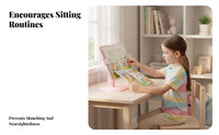 Multi-Functional Adjustable Book Easel Handshands-off Adjustable Document Easel firm preading accessory holder holders perusing Accessory Stable Base for Children, Students, Readers, Bedroom, Study Room, School, Library