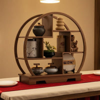 Atmospheric Decoration Chinese Wedding Dessert Table Set DIY Setup Auspicious Cloud Display Shelf Vintage Wooden Pastry Stand for Engagement Party, Banquet