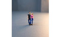 Miniature Couple Figurine Painted Couple Figurine Detailed Resin Figure for Hobbyists, Collectors, Dioramas, Street Scenes, Architectural Mockups