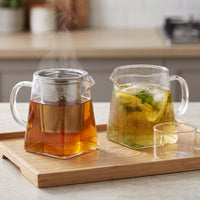 Heat-Resistant Glass Gongdao Bei Tea Pitcher with Filter for Kung Fu Tea