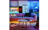 Easy to Install RGB LED Strip Light Kit Dimmable Color Changing Light Strip Music Sync Indoor Lighting for Bedroom, Party