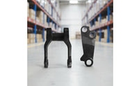 Pallet Truck Wheel Bracket Replacement Wheel Bracket with Mounting Ears Heavy-Duty for Maintenance Technicians, Warehouse Managers