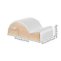 Wooden Pilates Spine Stepped Design Pilates Spine Core Strengthening Workout Bench