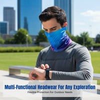 Multifunctional Ice Silk Cycling Headwear, Cooling Neck Gaiter, Quick-Dry Sports Headband, Outdoor Sun Protection Face Cover