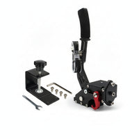 Foam Grip USB Gaming Handbrake Table Clamp Spring-Loaded Handbrake Mechanical Computer Accessory Wired for Sim Racers, PC Gamers, Driving Simulator