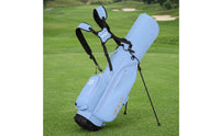 Golf Stand Bag Seven-Compartment Golf Bag with Stand Double Strap for Walking Golfers, Driving Range