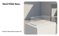 Acrylic Display Box High See-Through Quality Clear Acrylic Display Case Sturdy Construction Transparent Showcase Case for Collectors