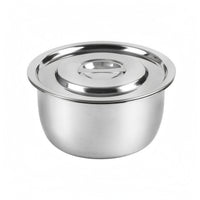 Stainless Steel Cooking Pot Easy to Clean Lidded Pot   Kitchenware