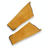 Leather Soldering Sleeves Suede Soldering Arm Sleeves Long Adjustable for Welders, Metalwork, Workshop