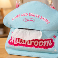 Toadstool Tissue Holder Cute Design Household Storage Reusable for Bedside