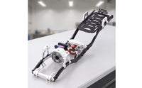 SCX10 Chassis Frame Precision Chassis Frame with Gearbox Stable for RC Builders, Hobbyists, Trail Rigs