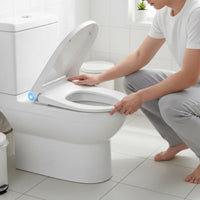 Sterilization Smart Bidet Toilet Seat Easy to Install Smart Toilet Lid Wireless Control Bathroom Fixture Waterproof