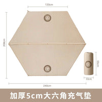 露营充气床垫户外气垫床打地铺六边形家用L自动充气床野营帐篷地