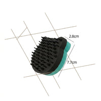 Cat Brush and Pet Hair Remover for Dog Cat Grooming, Gentle on Skin Soft Silicone Massage Brush, Unique Cat Head Shape, Self Cleaning Bath Brush