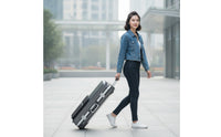 Hard-Shell Saxophone Case Safeguarding Alto Sax Case with Pockets Zippered Saxophone Bag Shockproof for Saxophonists, Musicians, Students, Travel, Rehearsals, Music Lessons