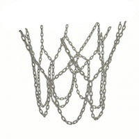 Basketball Hoop Chain Net Heavy Duty Metal Basketball Net Indoor and Outdoor for Coaches, Driveway, Playground