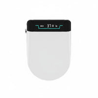 Automatic Lid Flip Electric Bidet Toilet Seat Wireless Controller Control Smart Bidet Seat Anti-Splash Smart Toilet Cover Night Light