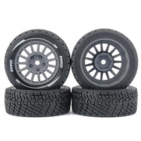 PYFORE 58mm Diameter 1/14 Racing Flat Tire Wear-Resistant Tire Skin Simulation Upgrade Accessory