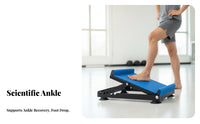 Improves Flexibility Ankle Joint Training Device Non-Slip Surface Incline Board for Stretching Long-Lasting Steel Frame Adjustable Slant Board High Load Capacity for Physical Rehabilitation Patients, Elderly, Athletes, Home, Gym, Office