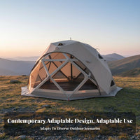 Geodesic Tent Tent Large Viewing Unfoldings Outsidedoor Shelter Retardant Camping Gear for Campers, Residents, Glamping, Outsidedoors, Summit Areas