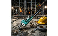 Heavy Duty Pipe Wrench Green Painted Adjustable Pipe Wrench