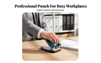 Two-Hole Puncher Metal Construction Two-Hole Paper Punch 50 Sheet Paper Puncher for Teacher, School, Classroom