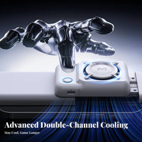 3-Speed Adjustable Stretchable Handle Cooler Lightweight Air-Cooled Phone Cooler Quiet Operation for Gamers, Travel, Movie Watching, Home