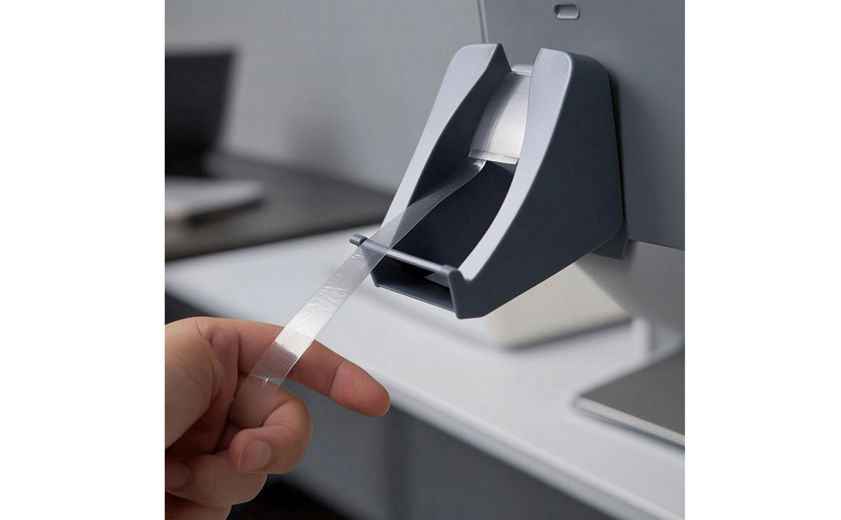 Wall-Mounted Tape Dispenser Compact Tape Cutter Space-Saving for Office, Home Workstation, Classroom