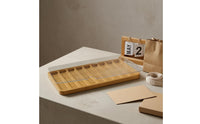Watch Strap Storage Box Bamboo Wood Watch Strap Organizer Wooden